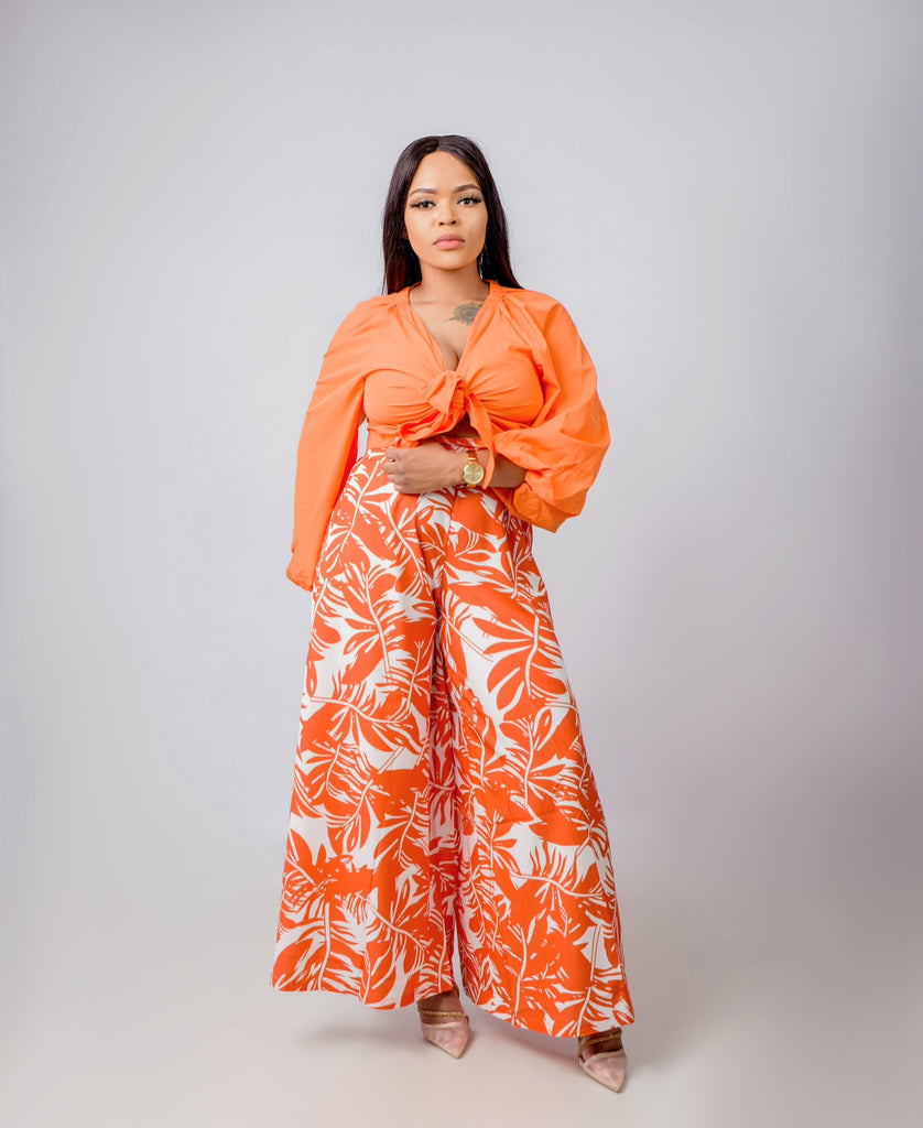 TROPICAL VIBES PANTS SET